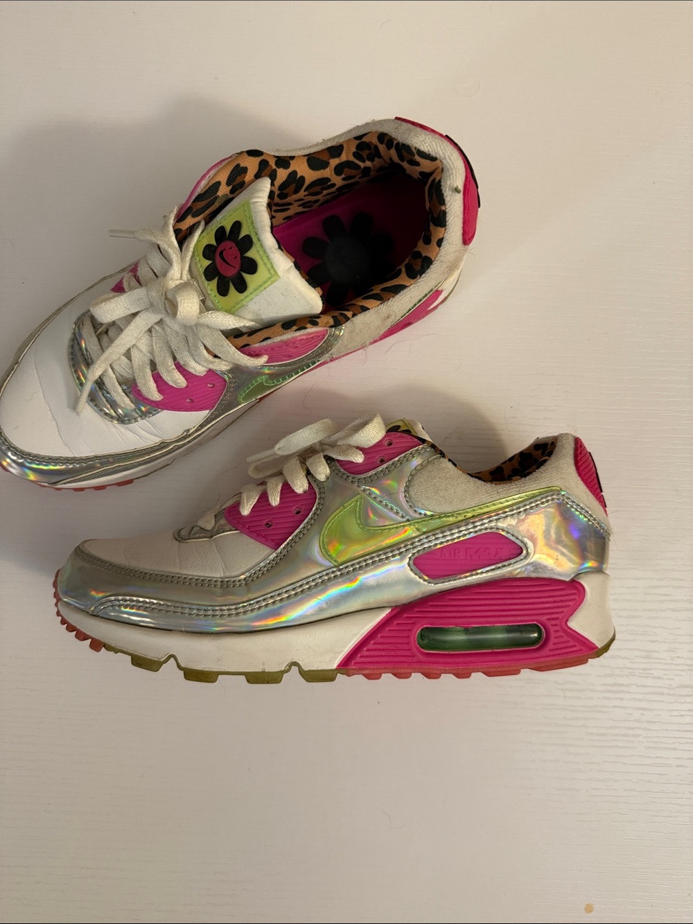 Nike Air Max 90 LX 'Daisy Leopard' Sneakers